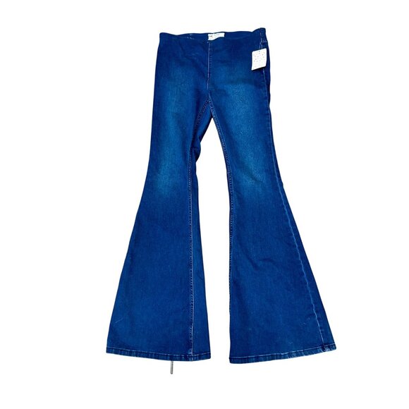 We The Free Penny Pull-On Flare Jean Rich Blue size 29 NWT - Picture 4 of 8